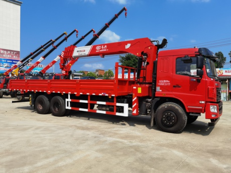 東風(fēng)華神F5后八輪（國(guó)六）隨車吊.上裝長(zhǎng)興12噸4節(jié)臂
