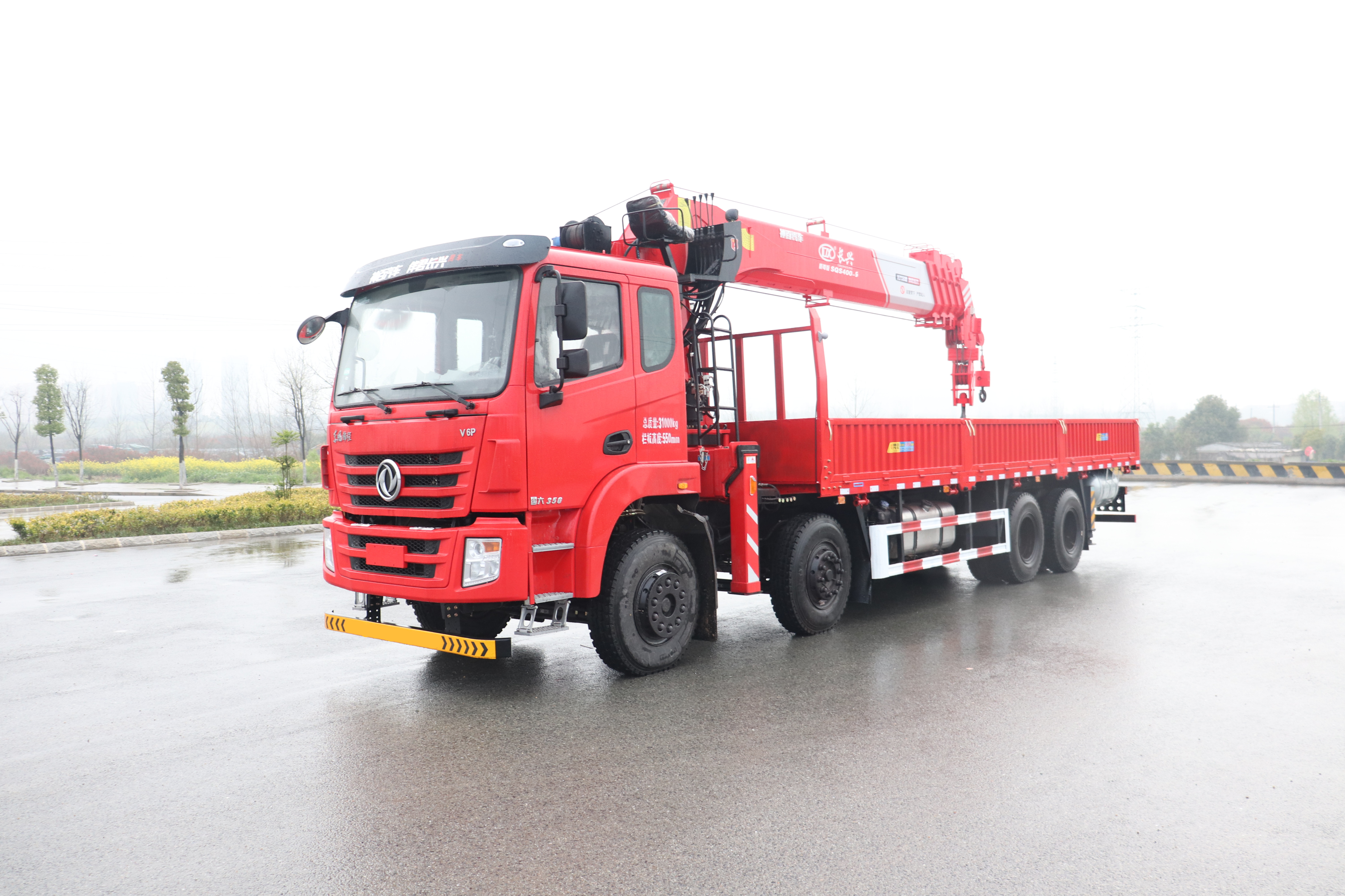 東風(fēng)錦程國(guó)六V6P前四后八長(zhǎng)興16噸5節(jié)臂吊機(jī)